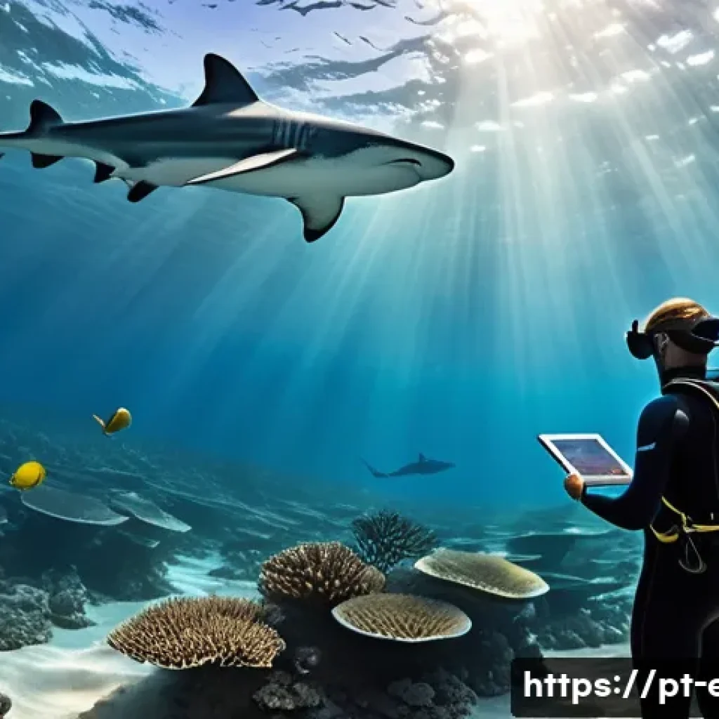 지구 생물 다양성 위기 - **Prompt:** A breathtaking underwater scene showcasing the rich marine biodiversity of the Portugues...