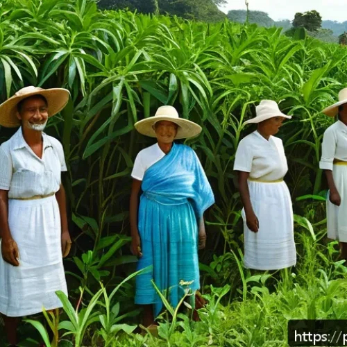 Home 17 생태학적 경제학 - A vibrant rural Brazilian community engaged in sustainable agroforestry: native trees intertwined wi...